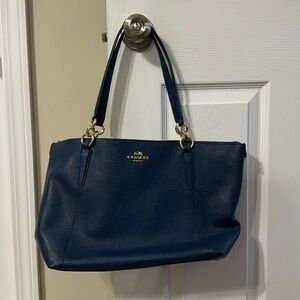Coach Blue Leather Ava Tote